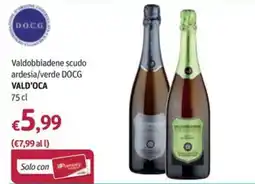 Futura Supermercati Valdobbiadene scudo ardesia/verde DOCG VALD'OCA offerta