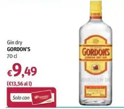 Futura Supermercati Gin dry Gordon's offerta