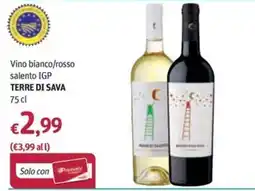 Futura Supermercati Terre Di Sava Vino bianco/rosso salento IGP offerta