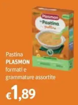 Futura Supermercati Pastina Plasmon offerta