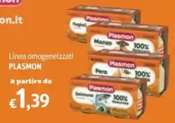 Futura Supermercati Linea omogeneizzati PLASMON offerta