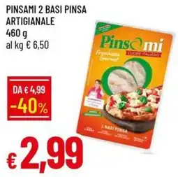 Galassia Pinsami 2 basi pinsa artigianale offerta