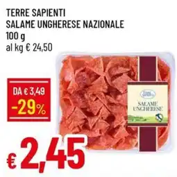 Galassia Salame ungherese nazionale Terre Sapienti offerta