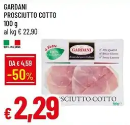 Galassia Prosciutto cotto Gardani offerta