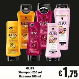 Euroshop GLISS Shampoo Balsamo offerta