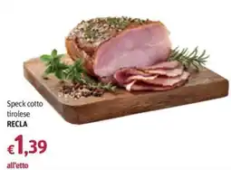 Futura Supermercati Speck cotto tirolese RECLA offerta