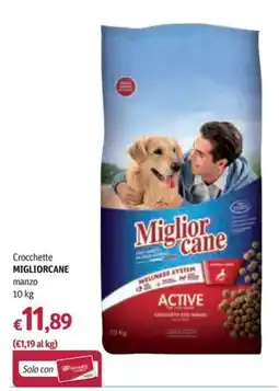 Futura Supermercati Crocchette MigliorCane manzo offerta