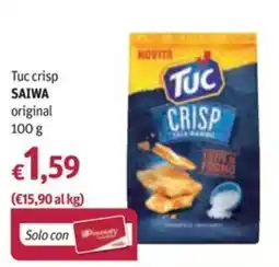Futura Supermercati Tuc crisp SAIWA original offerta
