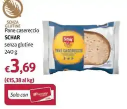 Futura Supermercati Pane casereccio Schar senza glutine offerta