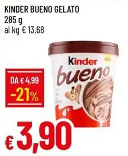 Galassia Kinder bueno gelato offerta