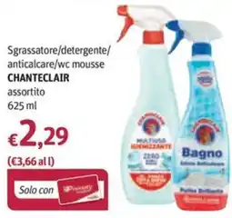 Futura Supermercati Sgrassatore/detergente/anticalcare/wc mousse Chanteclair offerta