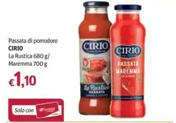 Futura Supermercati Passata di pomodoro Cirio offerta