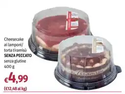Futura Supermercati Cheesecake ai lamponi/torta tiramisù SENZA PECCATO offerta