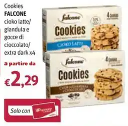 Futura Supermercati Cookies Falcone cioccolato latte offerta