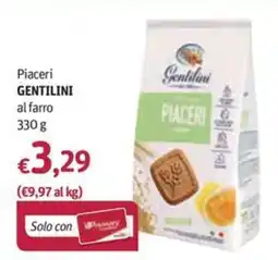 Futura Supermercati Piaceri Gentilini al farro offerta