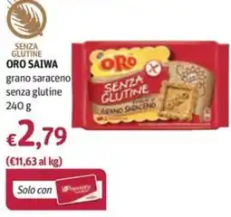 Futura Supermercati Oro Saiwa grano saraceno senza glutine offerta