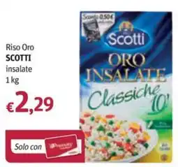 Futura Supermercati Riso Oro Scotti insalate offerta