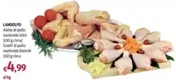 Futura Supermercati Landolfo Alette di pollo nazionale stick offerta