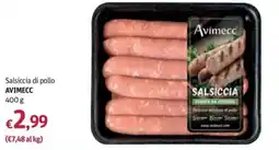 Futura Supermercati Salsiccia di pollo Avimecc offerta