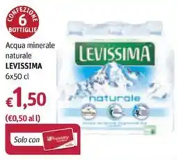 Futura Supermercati Acqua minerale naturale Levissima offerta