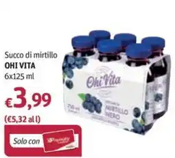 Futura Supermercati Succo di mirtillo Ohi Vita offerta