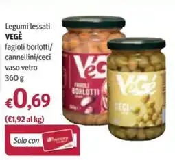 Futura Supermercati Legumi lessati VEGÈ offerta