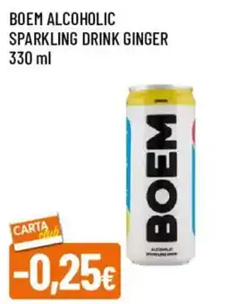 Galassia superstore Boem alcoholic sparkling drink ginger offerta