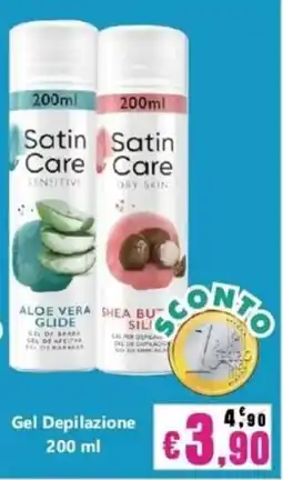 Euroshop Satin Care Gel Depilazione offerta