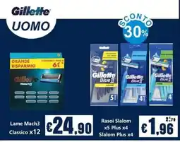 Euroshop Gillette Lame Mach3 Classico offerta