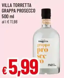 Galassia superstore Villa Torretta grappa prosecco offerta