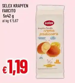 Galassia superstore Selex krapfen farcito crema pasticcera offerta