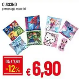 Galassia Cuscino personaggi assortiti offerta