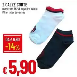 Galassia Calze corte Milan Inter Juventus offerta
