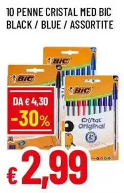 Galassia superstore Penne cristal med bic offerta