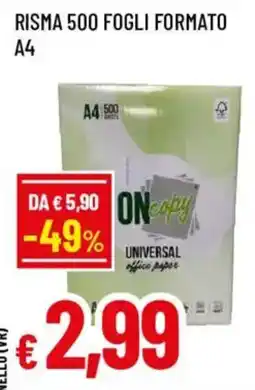 Galassia superstore ONcopy universal office paper offerta