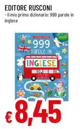 Galassia superstore il mio primo dizionario: 999 parole in inglese offerta