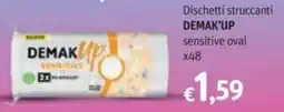 Futura Supermercati Demak'Up Dischetti struccanti sensitive oval offerta