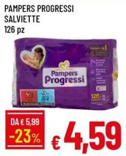 Galassia Pampers Progressi salviette offerta