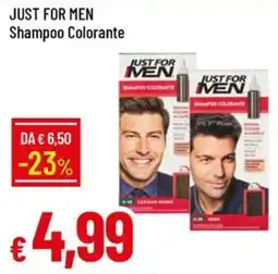 Galassia Just for Men Shampoo Colorante offerta