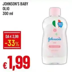 Galassia Johnson's baby olio offerta