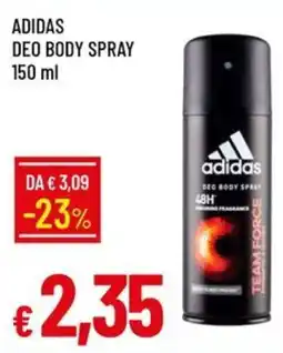 Galassia Adidas deo body spray offerta