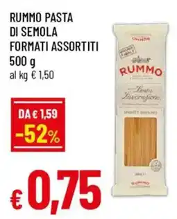 Galassia superstore Rummo pasta di semola offerta
