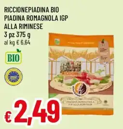 Galassia superstore Piadina romagnola IGP alla riminese Riccione offerta