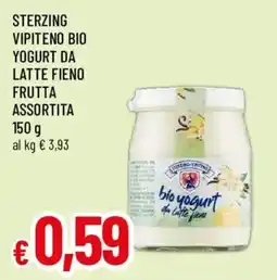 Galassia superstore Sterzing vipiteno bio yogurt da latte fieno frutta assortita offerta