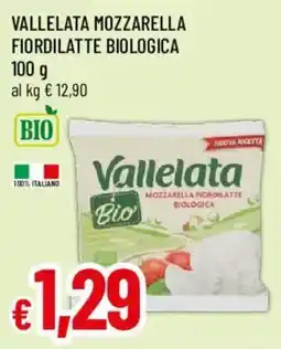 Galassia superstore Vallelata Mozzarella Fiordilatte Biologica offerta