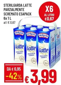 Galassia Sterilgarda latte parzialmente scremato offerta