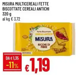 Galassia Misura fette biscottate cereali antichi offerta
