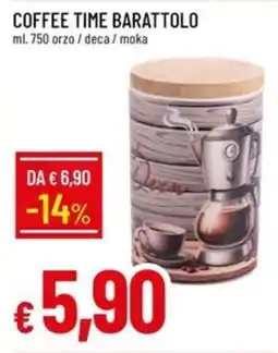 Galassia Coffee time barattolo offerta