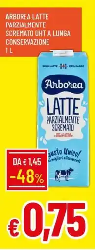 Galassia Arborea latte parzialmente scremato offerta