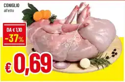 Galassia superstore Coniglio all'etto offerta